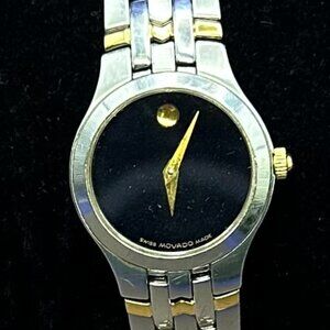 Movado Museum Women’s Analog Quartz Watch. Fresh Battery